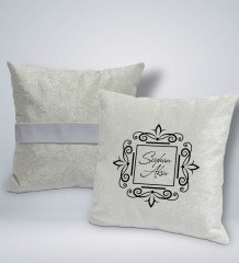 Kişiye Özel İsimli Kare Araç Koltuk Yastığı-1