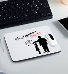 BK Gift Kişiye Özel İsimli Öğretmenler Günü Tasarımlı Kupa, Bardak Altlığı ve Mousepad Hediye Seti - 6, Öğretmene Hediye, Öğretmenler Günü