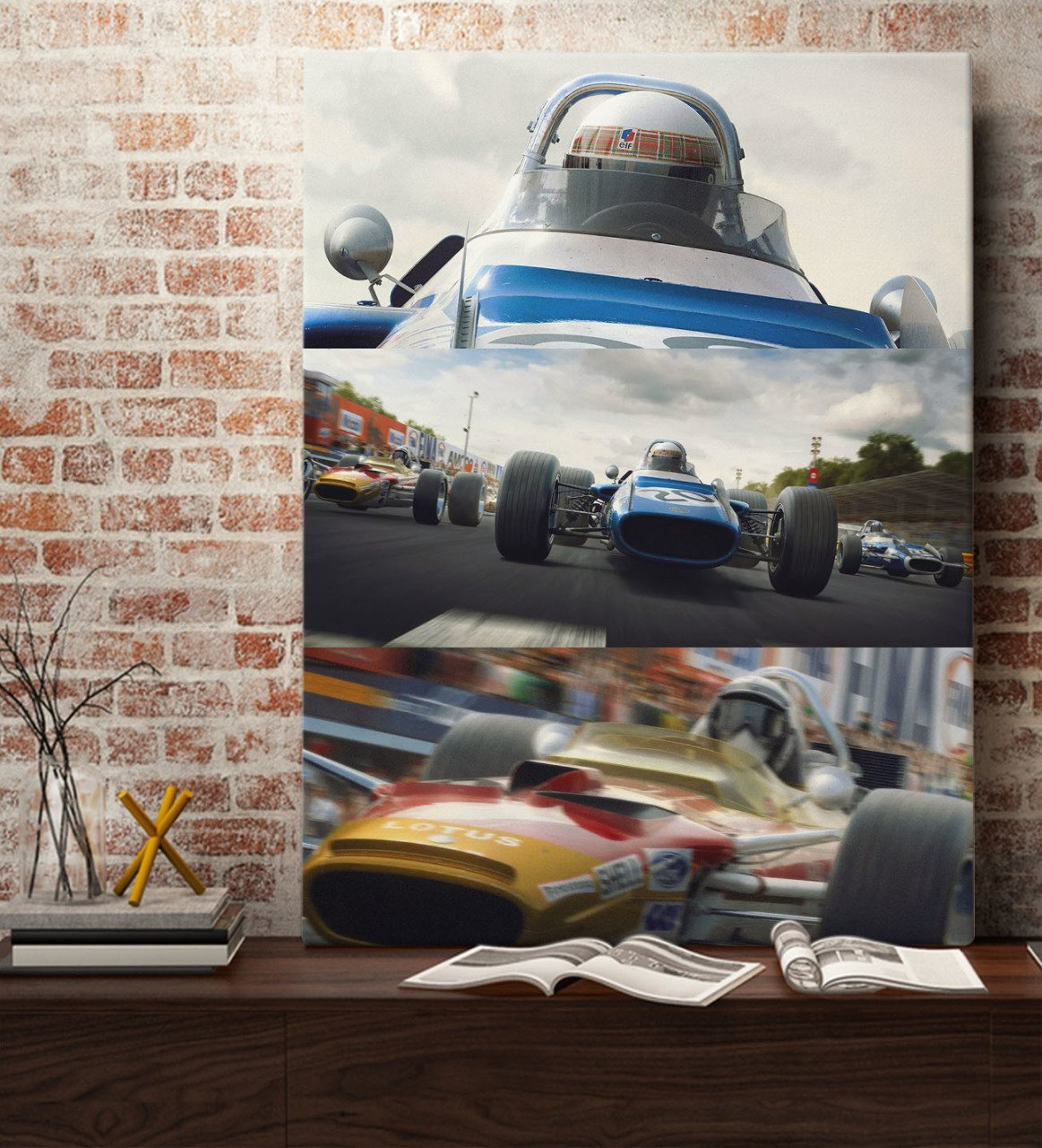 BK Gift Formula 1 Tasarımlı Kanvas Tablo 70x100cm-9