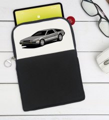 BK Gift Klasik Araç Tasarımlı Taşınabilir Koruyucu Tablet Kılıfı & Organizer Çanta - Siyah-6