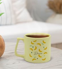 BK Gift Kişiye Özel İsimli Pastel Sarı Middle Kupa Bardak, Arkadaşa Hediye, Ev Hediyesi, Doğum Günü Hediyesi, Ofis Hediyesi-15