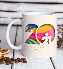 BK Gift Kişiye Özel 2023 Mutlu Yıllar Beyaz Kupa Bardak-11