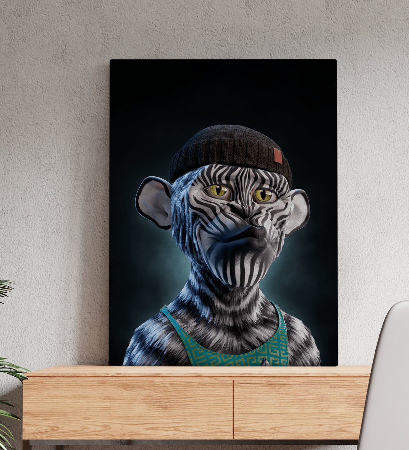 Bk Gift Fantastic Tasarımlı Kanvas Tablo-5 50X70CM Ev Dekorasyonu, Ev Hediyesi
