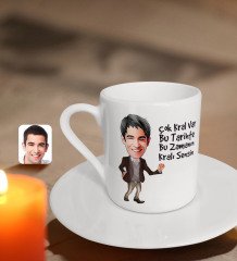 Kişiye Özel Erkek Çok Kral Var Bu Tarihte Karikatürlü Türk Kahvesi Fincanı-2