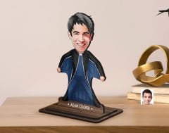 BK Gift Kişiye Özel Extreme Sport Karikatürlü Ahşap Biblo-1 , Arkadaşa Hediye , Sevgiliye Hediye, Kişiye Özel Biblolar
