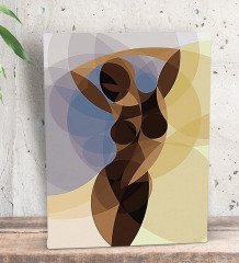 BK Gift Yatak Odası Konseptli  Dekoratif Mini Kanvas Tablo 15x20cm-12