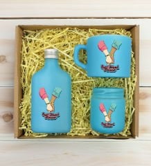 BK Gift Kişiye Özel İsimli DTF Best Friend Temalı Turkuaz Kahve Fincanı & Kolonya & Mum Hediye Seti-5, Arkadaşa Hediye, Doğum Günü Hediyesi