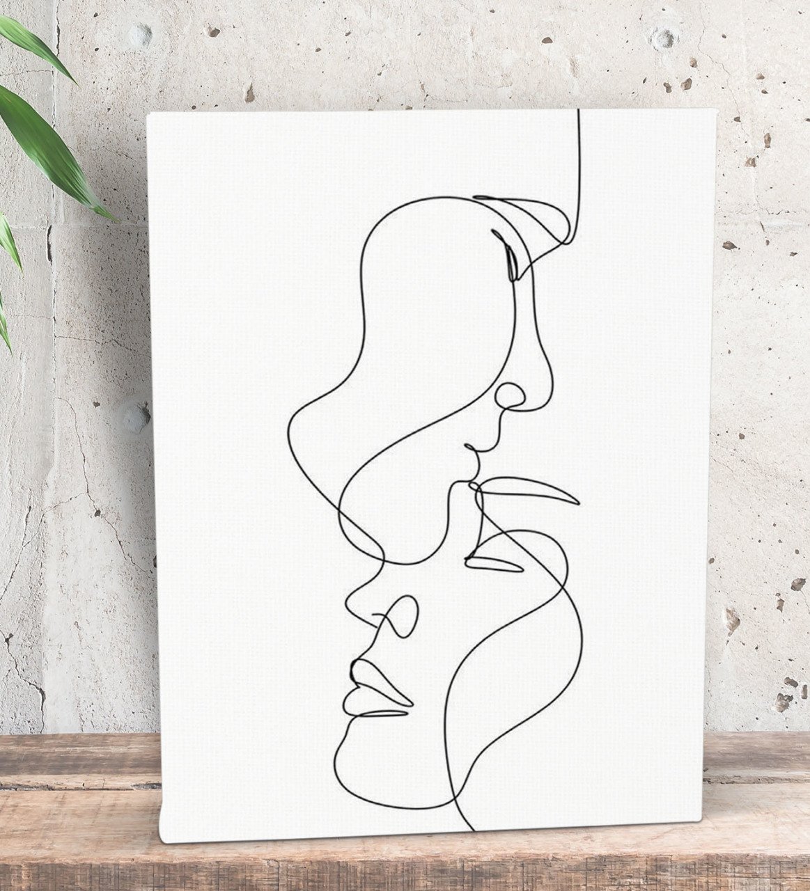 BK Gift Yatak Odası Konseptli  Dekoratif Mini Kanvas Tablo 15x20cm-15