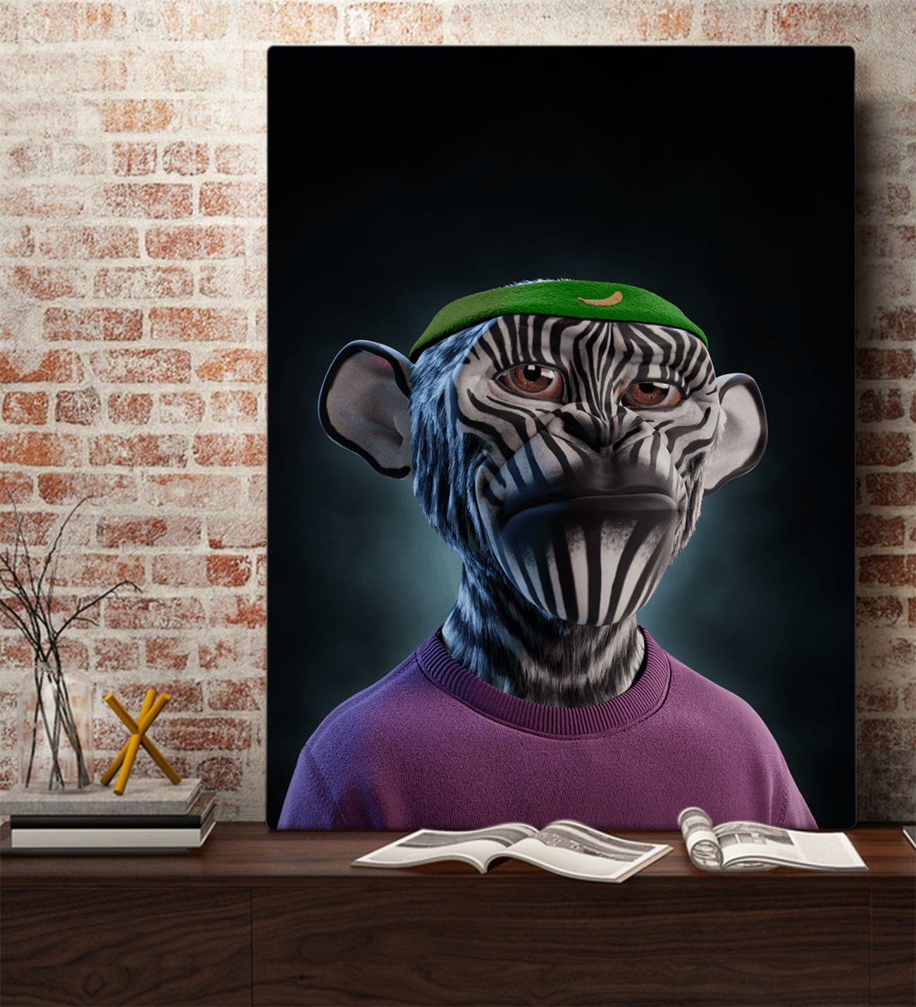 Bk Gift Fantastic Tasarımlı Kanvas Tablo-6 70X100CM Ev Dekorasyonu, Ev Hediyesi