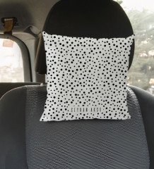 Kişiye Özel İsimli Kare Araç Koltuk Yastığı-28
