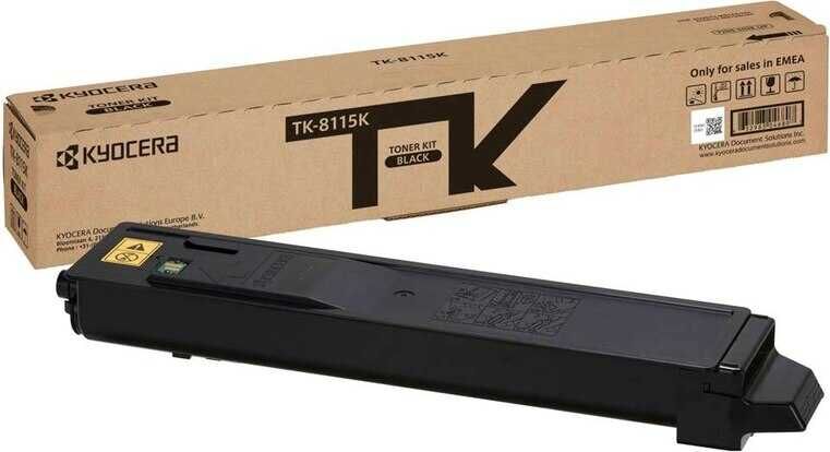 Kyocera TK-8115K (1T02P30NL0) Siyah Orjinal Toner - M8124cidn / M8130cidn (T11514)