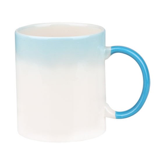 Sublimasyon Seramik Degrade Mavi Kupa - Kutulu