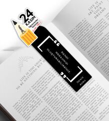 BK Gift Kişiye Özel İsimli Öğretmenler Günü Tasarımlı Kupa Bardak ve Ahşap Kitap Ayracı Hediye Seti -9, Öğretmene Hediye, Öğretmenler Günü