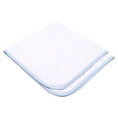 Sublimasyon Bebek Battaniyesi - Mavi Biyeli