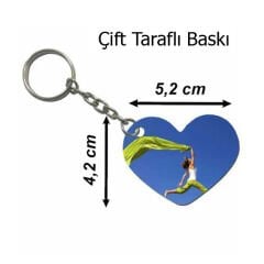 Sub.Metal Kalp Anahtarlık 4,2x5,2 cm