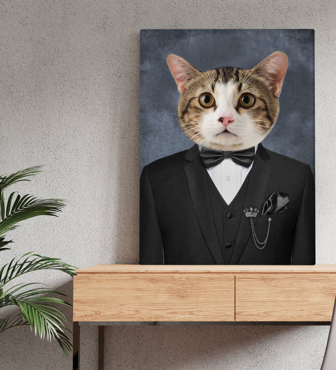 Evcil Dostlara Özel Portre Kanvas Tablo 50x70cm-25