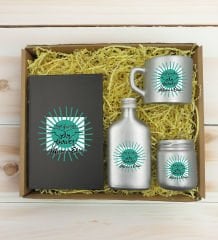 BK Gift Kişiye Özel İsimli DTF Best Friend Temalı Antrasit Defter & Gümüş Kahve Fincanı & Kolonya & Mum Hediye Seti-1, Arkadaşa Hediye, Doğum Günü Hediyesi