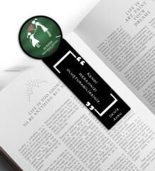 BK Gift Kişiye Özel İsimli Öğretmenler Günü Tasarımlı Ahşap Kitap Ayracı - 2, Öğretmene Hediye, Öğretmenler Günü