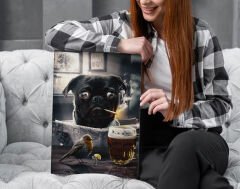 BK Gift  Beer Tasarımlı Kanvas Tablo-3 70x100cm Ev Dekorasyonu, Ev Hediyesi