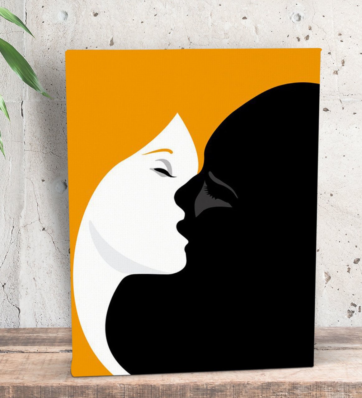 BK Gift Yatak Odası Konseptli  Dekoratif Mini Kanvas Tablo 15x20cm-23