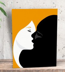BK Gift Yatak Odası Konseptli  Dekoratif Mini Kanvas Tablo 15x20cm-23