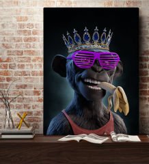 Bk Gift Fantastic Tasarımlı Kanvas Tablo-9 70X100CM Ev Dekorasyonu, Ev Hediyesi
