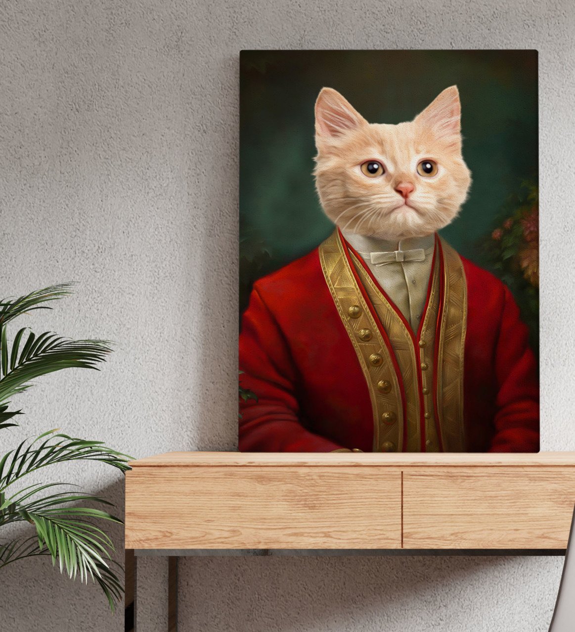 Evcil Dostlara Özel Portre Kanvas Tablo 50x70cm-31