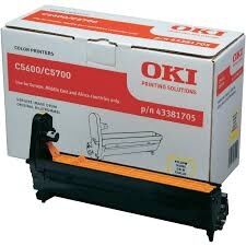 OKI 43381705 Sarı Orjinal Drum Ünitesi - C5600 / C5700  (T3803)