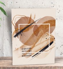 BK Gift Yatak Odası Konseptli  Dekoratif Mini Kanvas Tablo 15x20cm-30