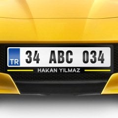 Kişiye Özel Plakalık - 1