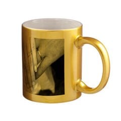 Sublimasyon Altın Metalik Kupa - Kutulu