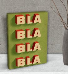 BK Gift Yatak Odası Konseptli  Dekoratif Mini Kanvas Tablo 15x20cm-32