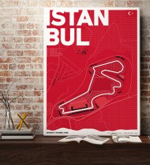BK Gift İstanbul Park Tasarımlı Kanvas Tablo 70x100cm-1