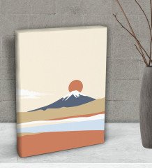 BK Gift Yatak Odası Konseptli  Dekoratif Mini Kanvas Tablo 15x20cm-38