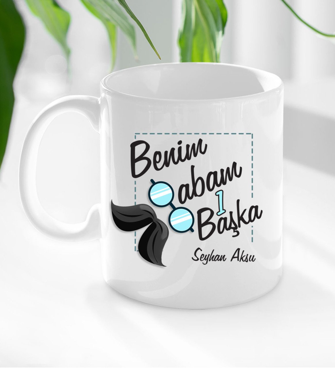 Kişiye Özel Babalar Günü Hediyesi Benim Babam 1 Başka Tasarımlı Kupa Bardak-1