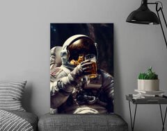 BK Gift  Beer Tasarımlı Kanvas Tablo-8 70x100cm Ev Dekorasyonu, Ev Hediyesi