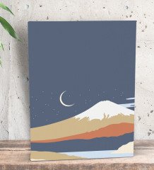 BK Gift Yatak Odası Konseptli  Dekoratif Mini Kanvas Tablo 15x20cm-40