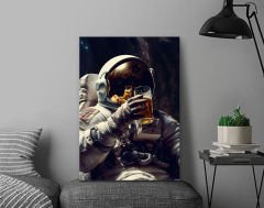 BK Gift  Beer Tasarımlı Kanvas Tablo-8 50x70cm Ev Dekorasyonu, Ev Hediyesi