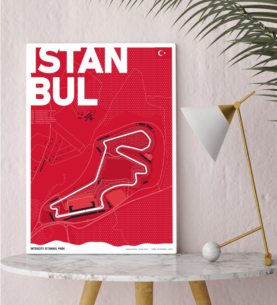 BK Gift İstanbul Park Tasarımlı Kanvas Tablo 30x50cm-1