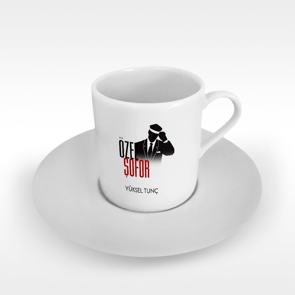 Kişiye Özel Mesleki Özel Şoför Türk Kahvesi Fincanı
