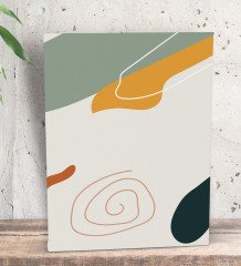 BK Gift Yatak Odası Konseptli  Dekoratif Mini Kanvas Tablo 15x20cm-43