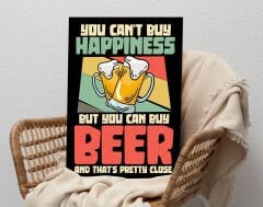 BK Gift  Beer Tasarımlı Kanvas Tablo-9 50x70cm Ev Dekorasyonu, Ev Hediyesi