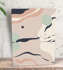 BK Gift Yatak Odası Konseptli  Dekoratif Mini Kanvas Tablo 15x20cm-45