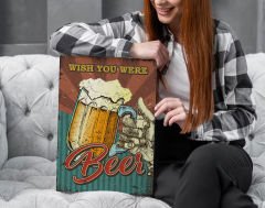 BK Gift  Beer Tasarımlı Kanvas Tablo-10 70x100cm Ev Dekorasyonu, Ev Hediyesi