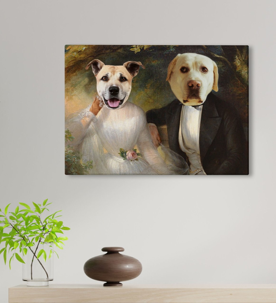 Evcil Dostlara Özel Portre Kanvas Tablo 50x70cm-27