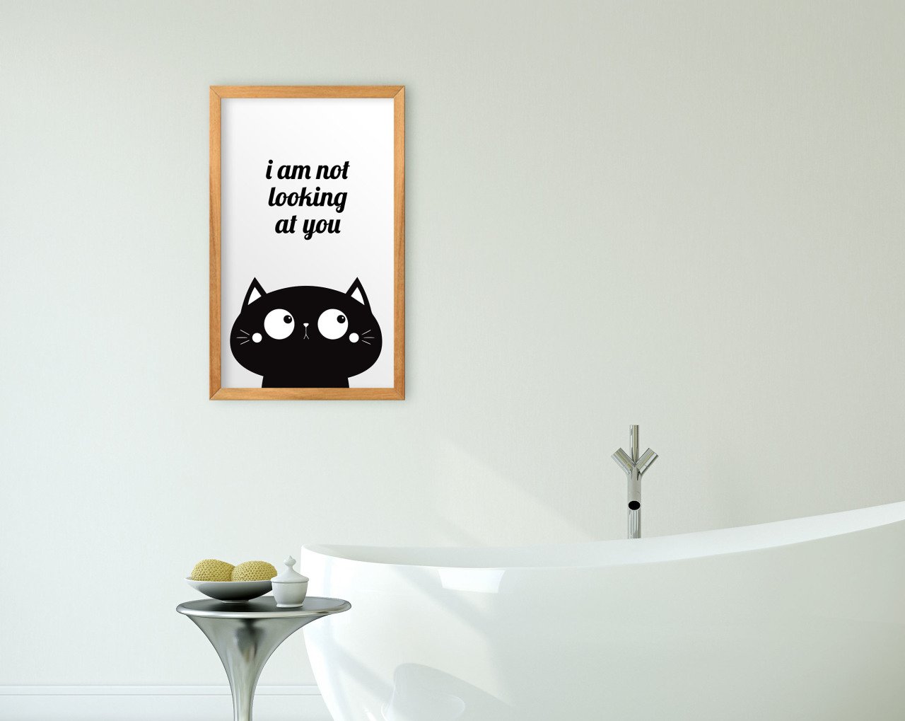 BK Home Banyo Dekoratif Retro Ahşap Tablo-28