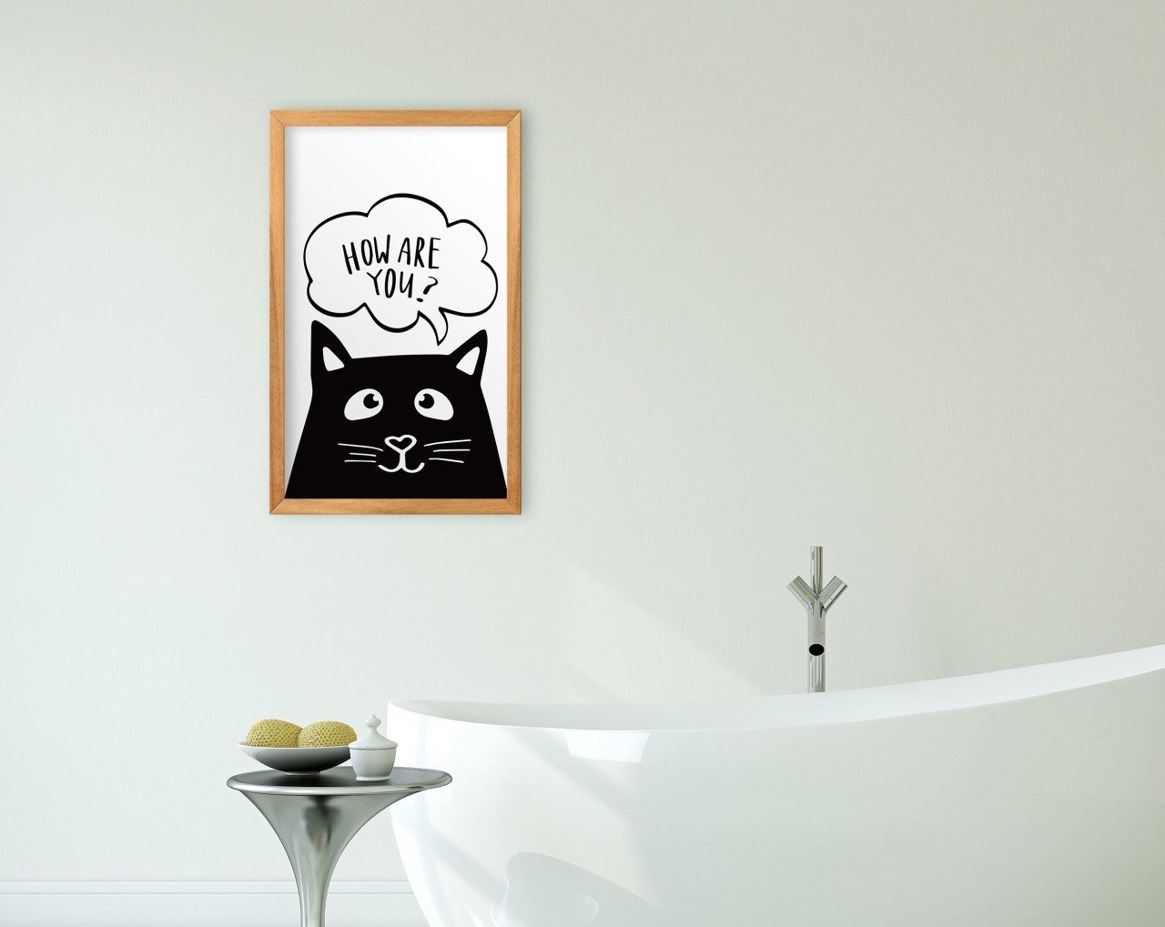 BK Home Banyo Dekoratif Retro Ahşap Tablo-29