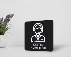 BK Home Destek Hizmetleri Kapı Yönlendirme Levhası