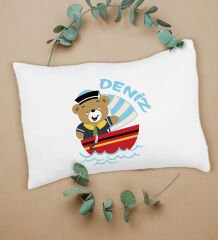 BK Kids Kişiye Özel 10 Parça Beyaz Hastane Çıkışı Battaniye ve Yastık Hediye Seti, Yeni Doğan Bebek Giyim Hediyesi