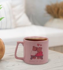 BK Gift Kişiye Özel Sevgili İsimli Pastel Pembe Middle Kupa Bardak, Arkadaşa Hediye, Ev Hediyesi, Doğum Günü Hediyesi, Ofis Hediyesi-4